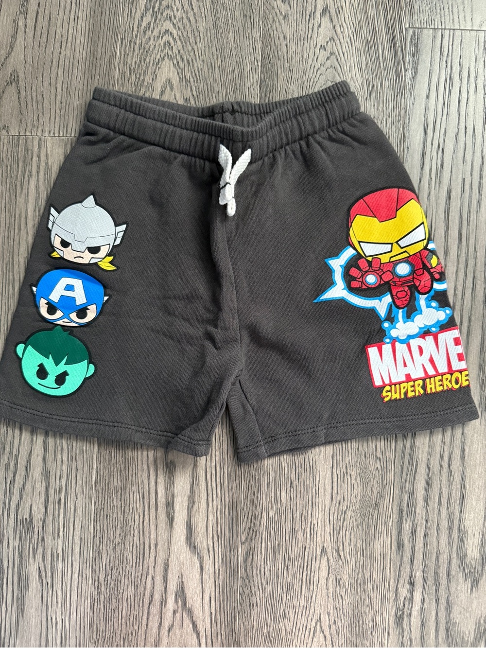 ZARA Marvel Super Hero Black Kids Shorts